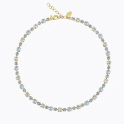 Caroline Svedbom Halsband Caroline Svedbom Calanthe Halsband/ Sky Combo (Guld)