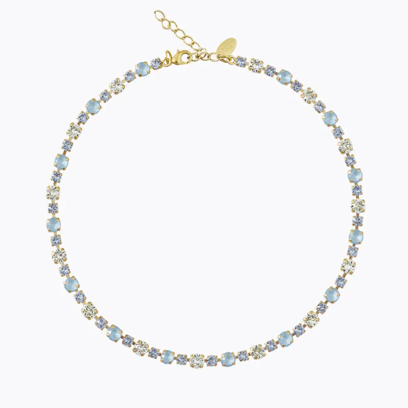 Caroline Svedbom Halsband Caroline Svedbom Calanthe Halsband/ Sky Combo (Guld)