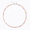 Caroline Svedbom Calanthe Halsband/ Flamingo Combo (Rhodium)
