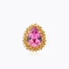 Caroline Svedbom Classic Gemma Ring, Dark Rose – Guld