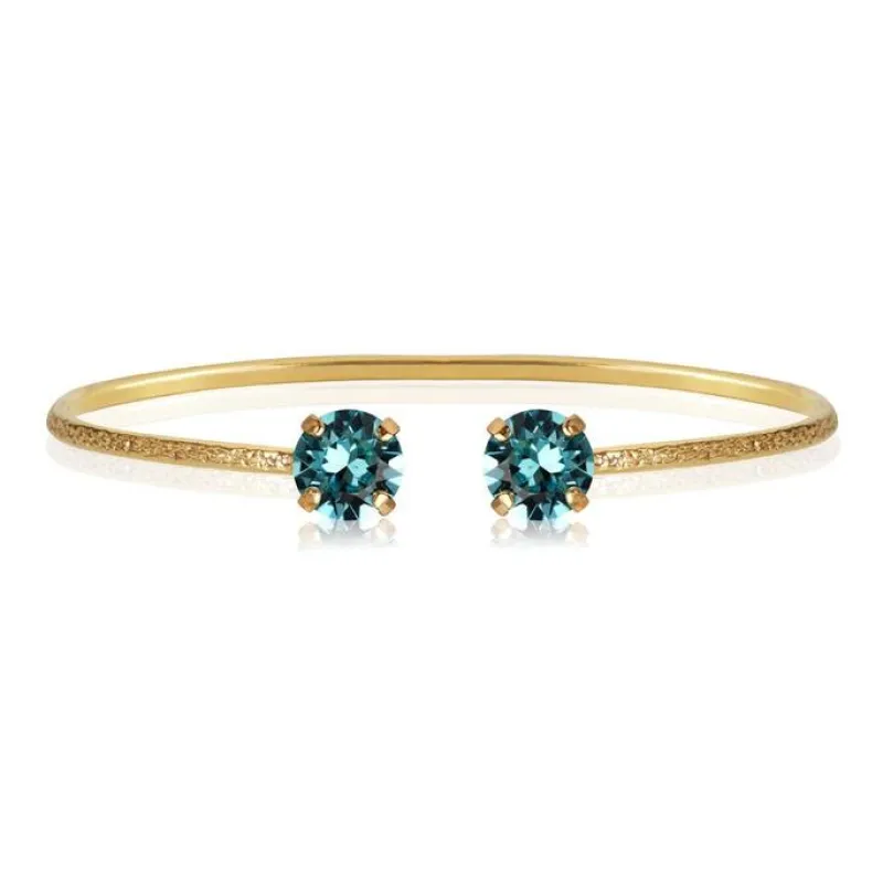 Caroline Svedbom Armband Caroline Svedbom Classic Petite Armband Guld / Light Turquoise