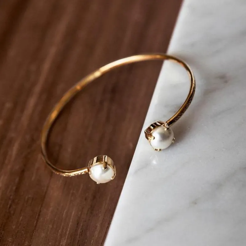 Caroline Svedbom Armband Caroline Svedbom Classic Petite Armband Guld / Pearl