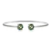 Caroline Svedbom Armband Caroline Svedbom Classic Petite Armband Rhodium / Chrysolite