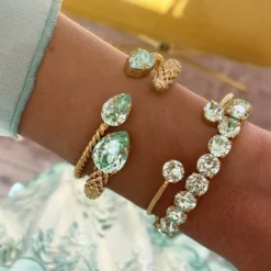 Caroline Svedbom Armband Caroline Svedbom Classic Petite Armband Guld / Chrysolite