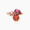 Caroline Svedbom Colette Ring / Coral Combo (Guld)