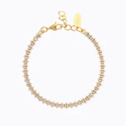 Caroline Svedbom Armband Caroline Svedbom Crystal Navette Armband/ Crystal (Guld)