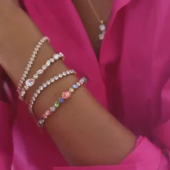 Caroline Svedbom Armband Caroline Svedbom Crystal Navette Armband/ Crystal (Guld)