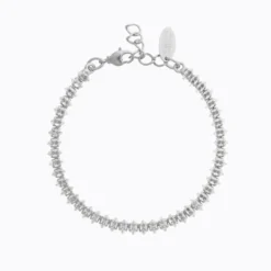 Caroline Svedbom Armband Caroline Svedbom Crystal Navette Armband/ Crystal (Rhodium)