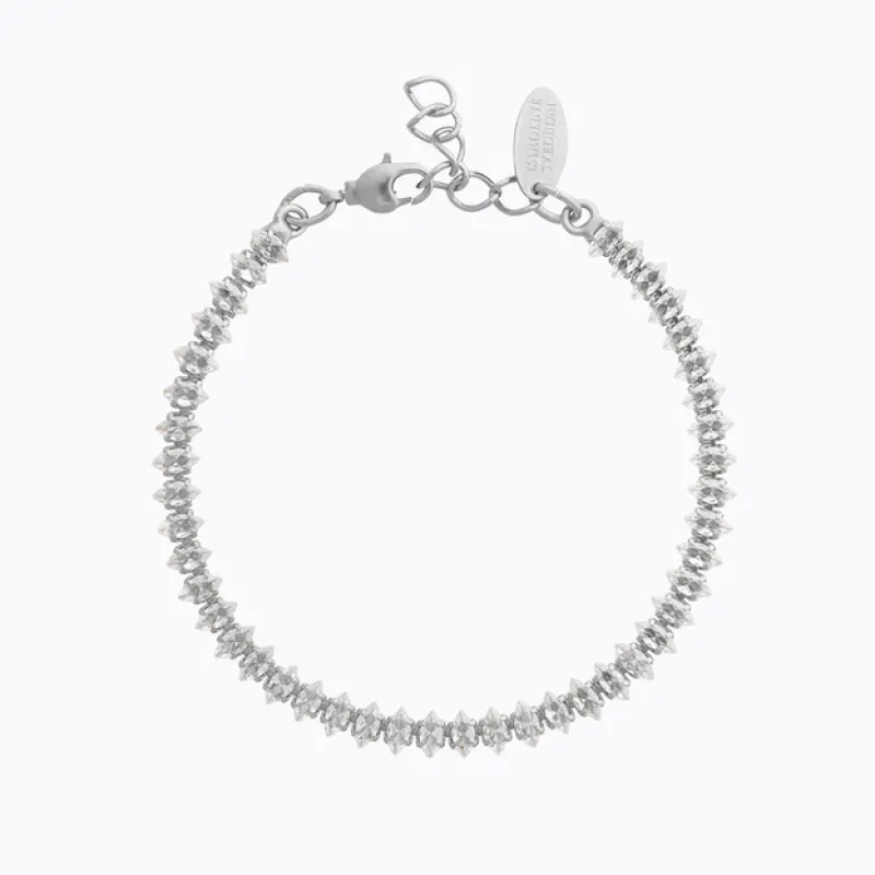 Caroline Svedbom Armband Caroline Svedbom Crystal Navette Armband/ Crystal (Rhodium)