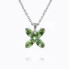 Caroline Svedbom Crystal Star Halsband / Peridot (Rhodium)