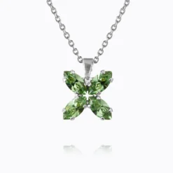 Caroline Svedbom Crystal Star Halsband / Peridot (Rhodium)