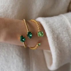 Caroline Svedbom Armband Caroline Svedbom Daria Armband / Peridot (Guld)