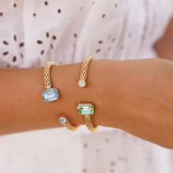 Caroline Svedbom Armband Caroline Svedbom Daria Armband/ Peridot / Chrysolite (Rhodium)