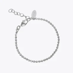 Caroline Svedbom Armband Caroline Svedbom Diamond Chain Armband Rhodium
