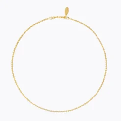 Caroline Svedbom Diamond Long Chain / Goldmetal