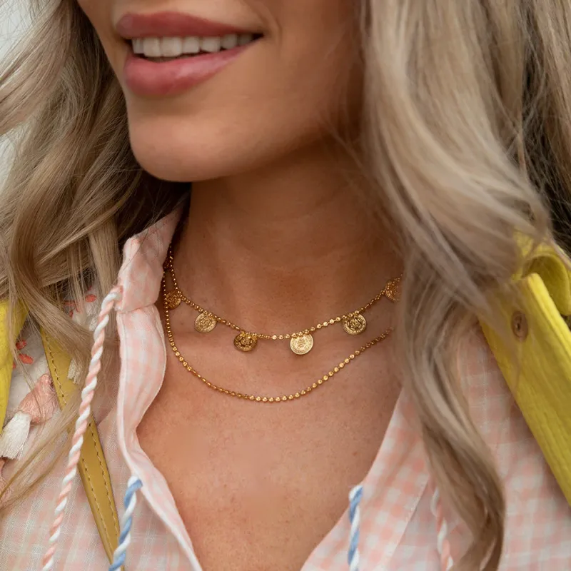 Caroline Svedbom Diamond Short Chain (Guld)