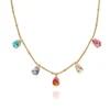 Caroline Svedbom Estelle Halsband (Guld) / Rainbow Combo