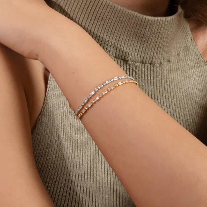 Caroline Svedbom Armband Caroline Svedbom Evelyne Armband Crystal – Guld