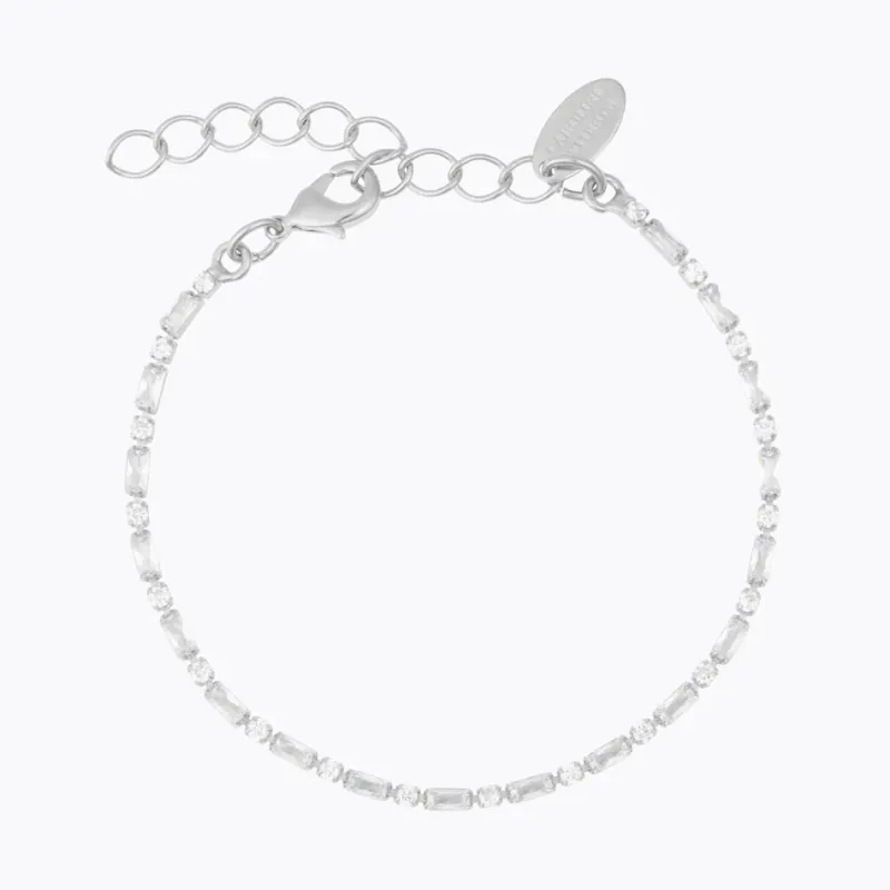 Caroline Svedbom Armband Caroline Svedbom Evelyne Armband Crystal – Rhodium