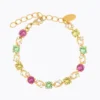 Caroline Svedbom Armband Caroline Svedbom Fay Armband, Autumn Bloom Combo – Guld