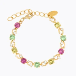 Caroline Svedbom Armband Caroline Svedbom Fay Armband, Autumn Bloom Combo – Guld