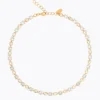 Caroline Svedbom Fay Halsband, Crystal – Guld