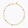 Caroline Svedbom Fay Halsband, Autumn Bloom Combo – Guld