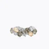 Caroline Svedbom Gabriella Ring, Black Golden Combo – Rhodium
