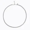 Caroline Svedbom Gemma Halsband (Rhodium)