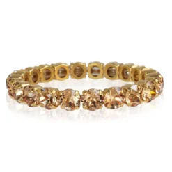 Caroline Svedbom Armband Caroline Svedbom Gia Strech Armband Guld / Light Colorado Topaz