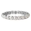 Caroline Svedbom Armband Caroline Svedbom Gia Stretch Armband Rhodium / Pearl