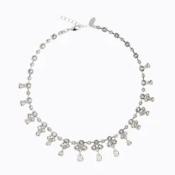 Bridal Collection Caroline Svedbom Grand Entrence Halsband / Crystal (Rhodium)