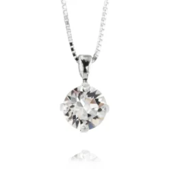 Caroline Svedbom Halsband Classic Stud Crystal (Rhodium)