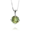 Caroline Svedbom Halsband Classic Stud Chrysolite (Rhodium)