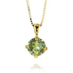 Caroline Svedbom Halsband Classic Stud Chrysolite (Guld)