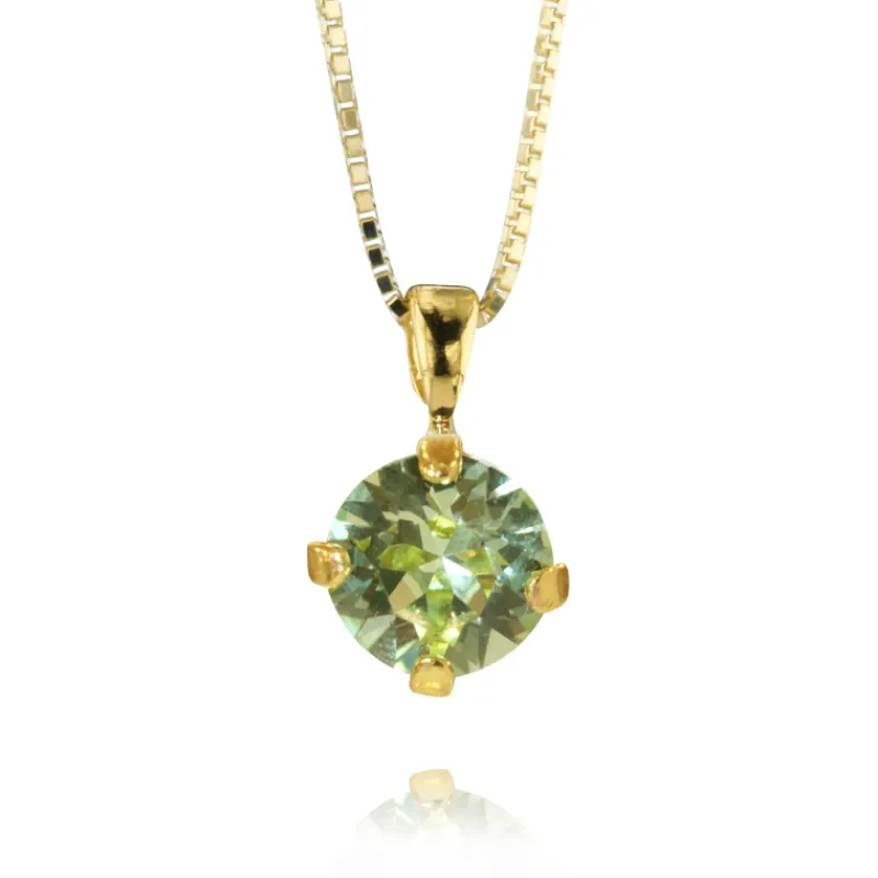 Caroline Svedbom Halsband Classic Stud Chrysolite (Guld)