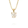 Caroline Svedbom Halsband Heart Crystal (Guld)