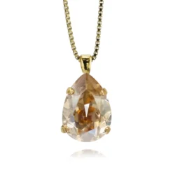 Caroline Svedbom Halsband Mini Drop Golden Shadow (Guld)
