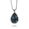Caroline Svedbom Halsband Mini Drop Montana (Rhodium)