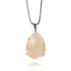 Caroline Svedbom Halsband Mini Drop Ivory Cream (Rhodium)