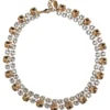 Caroline Svedbom Halsband Pomona Guld / Crystal + Silk