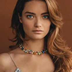 Caroline Svedbom Halsband Pomona / Rainbow Combo- Guld