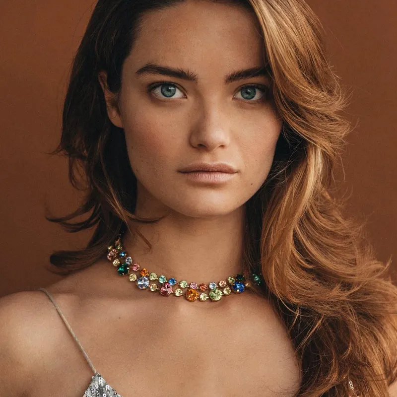 Caroline Svedbom Halsband Pomona / Rainbow Combo- Guld