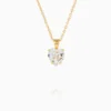 Caroline Svedbom Halsband Caroline Svedbom Heart Halsband/ Crystal – Guld