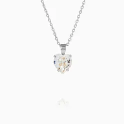 Caroline Svedbom Halsband Caroline Svedbom Heart Halsband/ Crystal – Rhodium