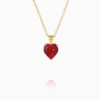 Caroline Svedbom Halsband Caroline Svedbom Heart Halsband/ Light Siam – Guld