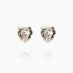 Caroline Svedbom Örhängen Caroline Svedbom Heart Örhängen/ Crystal – Guld