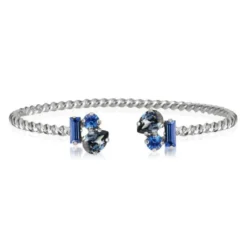 Caroline Svedbom Armband Caroline Svedbom Isa Armband Rhodium / Blue Combo