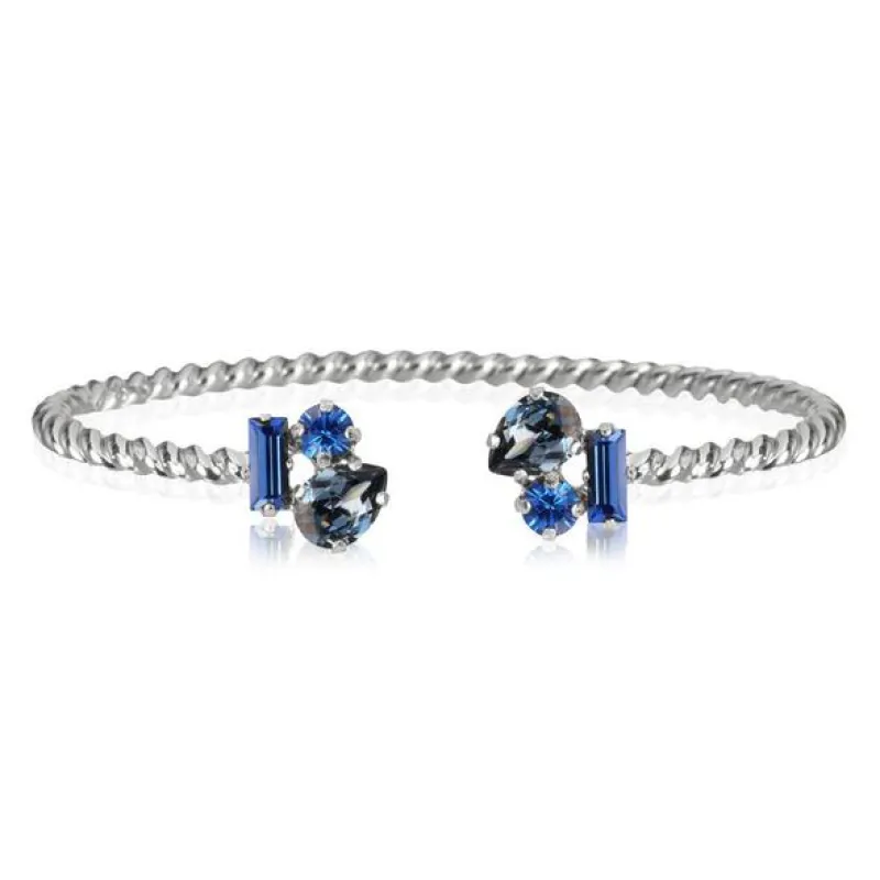 Caroline Svedbom Armband Caroline Svedbom Isa Armband Rhodium / Blue Combo