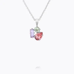 Caroline Svedbom Isa Halsband/ Pastel Combo (Rhodium)